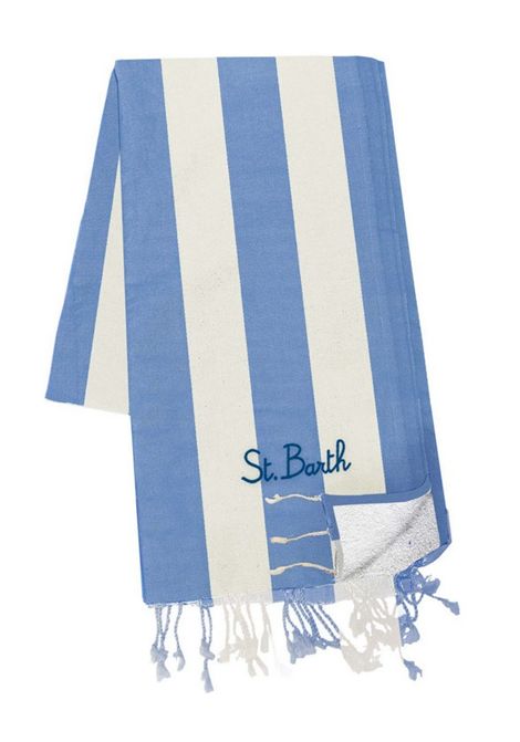 Telo mare in fouta e spugna SAINT BARTH | FOUT008 FOUTASPONGE02032H STRIPES POP V 17